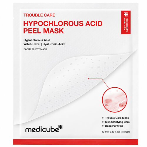 Тканевая пилинг-маска с хлорноватистой кислотой medicube Hypochlorous Acid Peel Mask