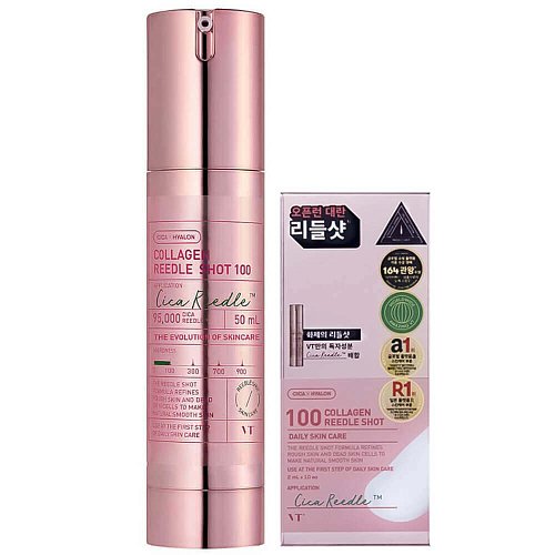 Бустер-сыворотка с микроиглами и коллагеном VT Cosmetics Collagen Reedle Shot 100