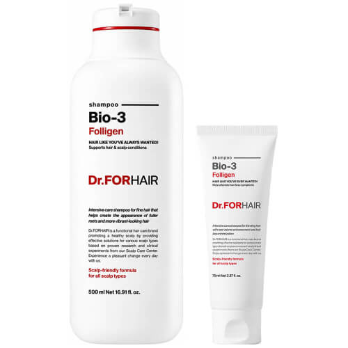 Увлажняющий шампунь от выпадения волос Dr.Forhair Folligen Bio-3 Shampoo