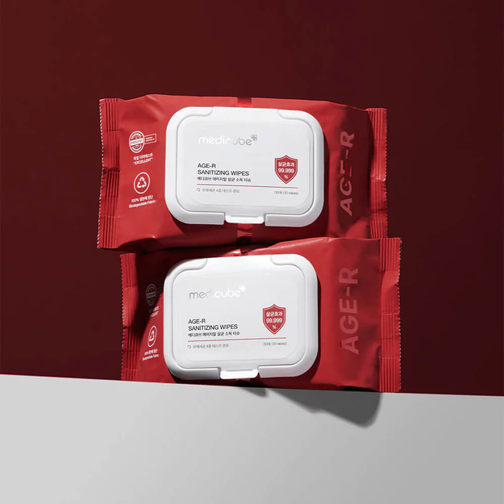 Антибактериальные салфетки medicube AGE-R Sanitizing Wipes