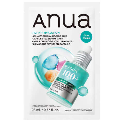 Тканевая маска с ПДРН и гиалуроновой кислотой Anua PDRN Hyaluronic Acid Capsule 100 Serum Mask
