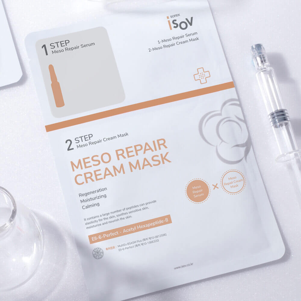 Двухступенчатая регенерирующая маска Isov Meso Repair Cream Mask 2Step