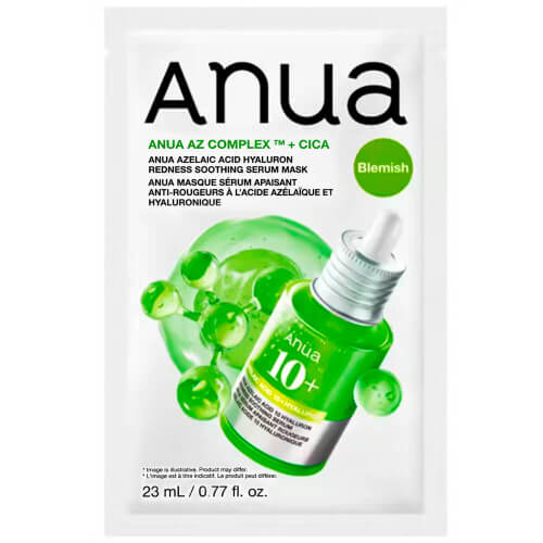 Успокаивающая маска с азелаиновой кислотой Anua Azelaic Acid Hyaluron Redness Soothing Serum Mask