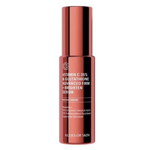 Сыворотка с 35% витамина C Allies Of Skin Vitamin C 35% & Glutathione Advanced Firm + Brighten Serum