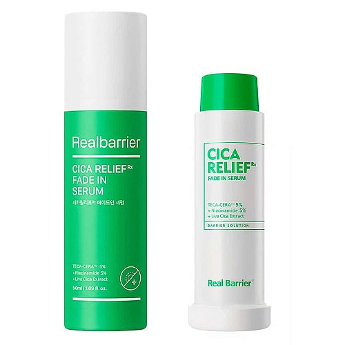 Лёгкая барьерная сыворотка с липосомами Real Barrier Cica Relief Fade In Serum