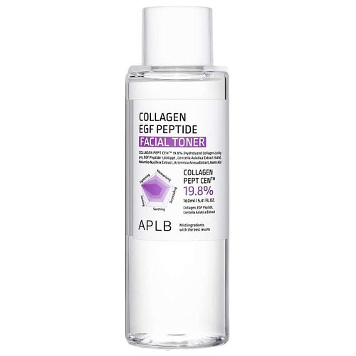 Тонер для упругости кожи с пептидами APLB Collagen EGF Peptide Facial Toner