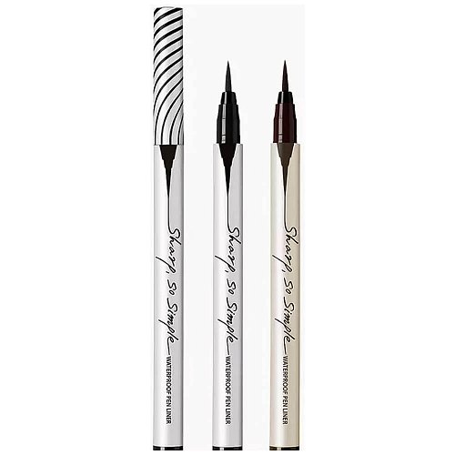 Водостойкая подводка-фломастер для глаз CLIO Sharp So Simple Waterproof Pen Liner