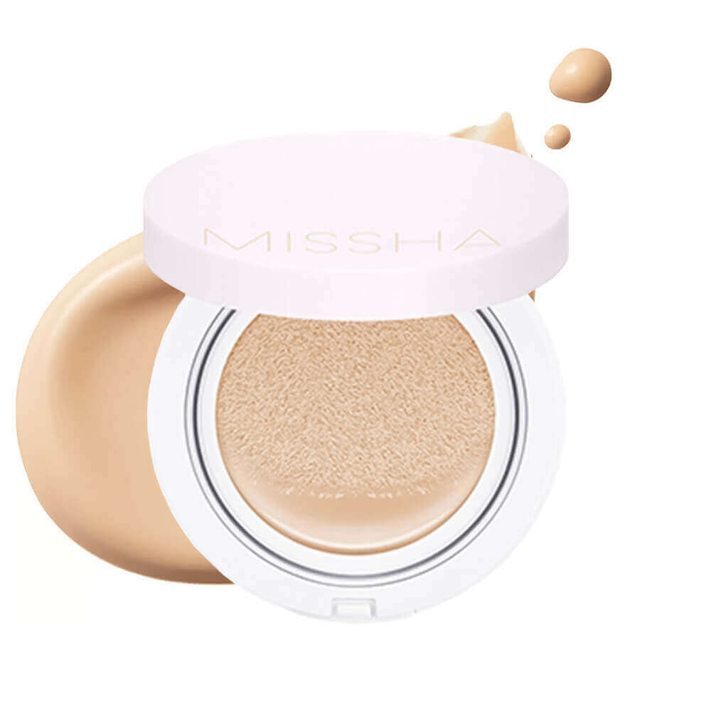 Стойкий тональный кушон Missha Magic Cushion Cover Lasting SPF50+ PA+++