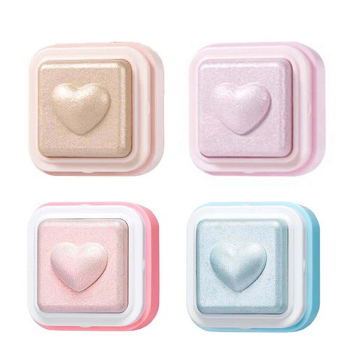 Компактный хайлайтер для лица colorgram Milk Bling Heartlighter