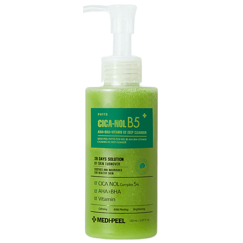 Кислородное средство Medi-Peel Phyto Cica-Nol B5 AHA BHA Vitamin Calming O2 Deep Cleanser