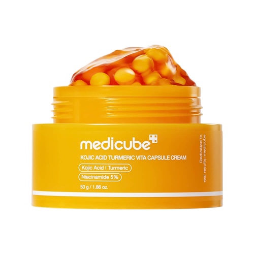 Капсульный крем для сияния кожи medicube Kojic Acid Turmeric Vita Capsule Cream