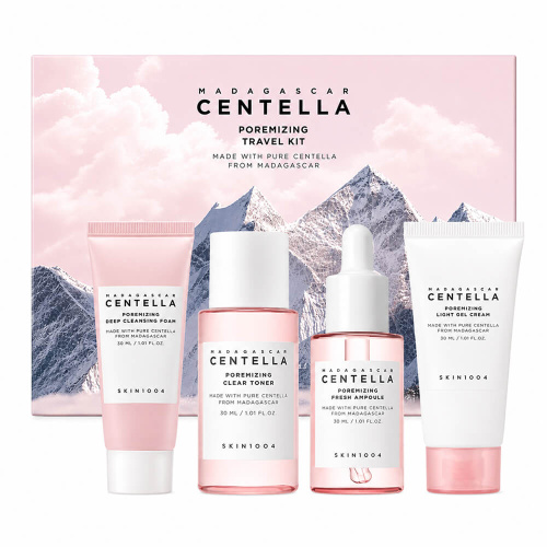 Набор миниатюр для сужения пор SKIN1004 Madagascar Centella Poremizing Travel Kit