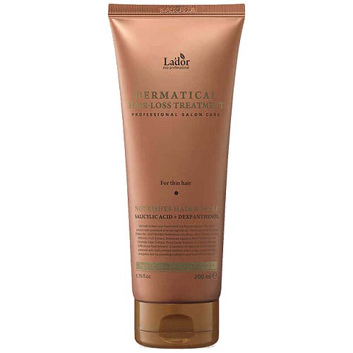Укрепляющая маска для тонких волос Lador Dermatical Hair Loss Treatment For Thin Hair