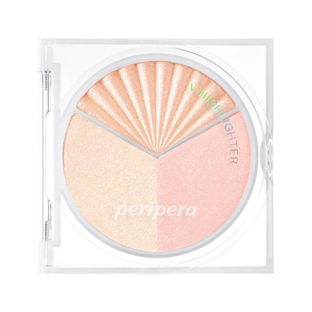 Трёхцветная палетка хайлайтеров Peripera V Highlighter