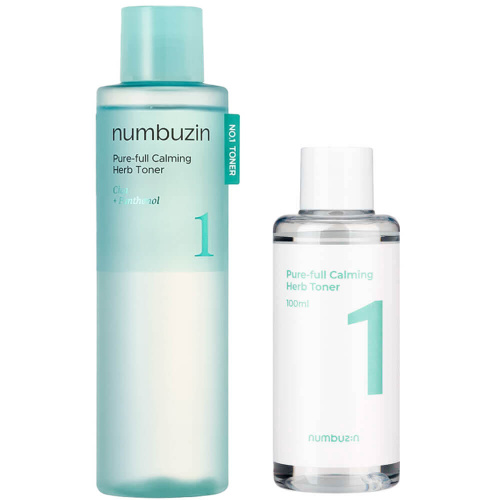 Успокаивающий тонер с центеллой и комплексом трав numbuzin No.1 Pure-Full Calming Herb Toner