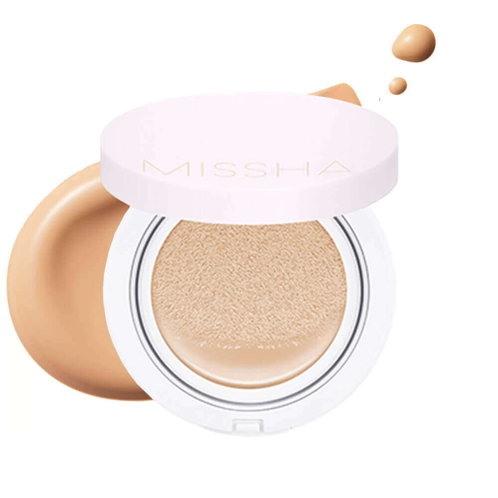 Стойкий тональный кушон Missha Magic Cushion Cover Lasting SPF50+ PA+++