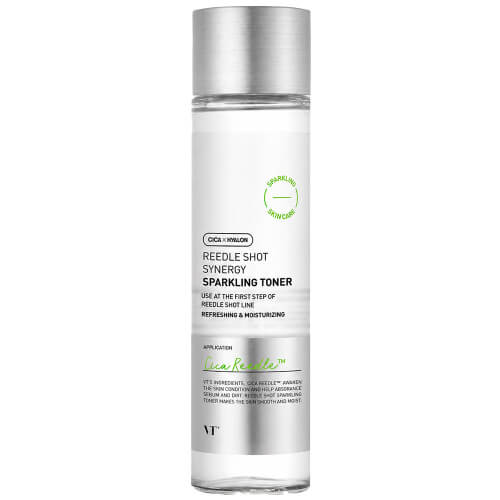 Тонер с микроиглами и газированной водой VT Cosmetics Reedle Shot Synergy Sparkling Toner