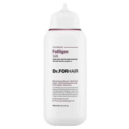 Маска-бальзам для повреждённых волос Dr.Forhair Folligen Silk Treatment