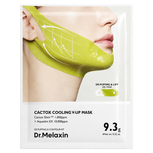 Охлаждающая лифтинг-маска для овала лица Dr.Melaxin Cactox Cooling V-Up Mask