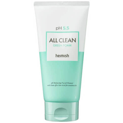 Слабокислотный гель для умывания Heimish pH 5.5 All Clean Green Foam
