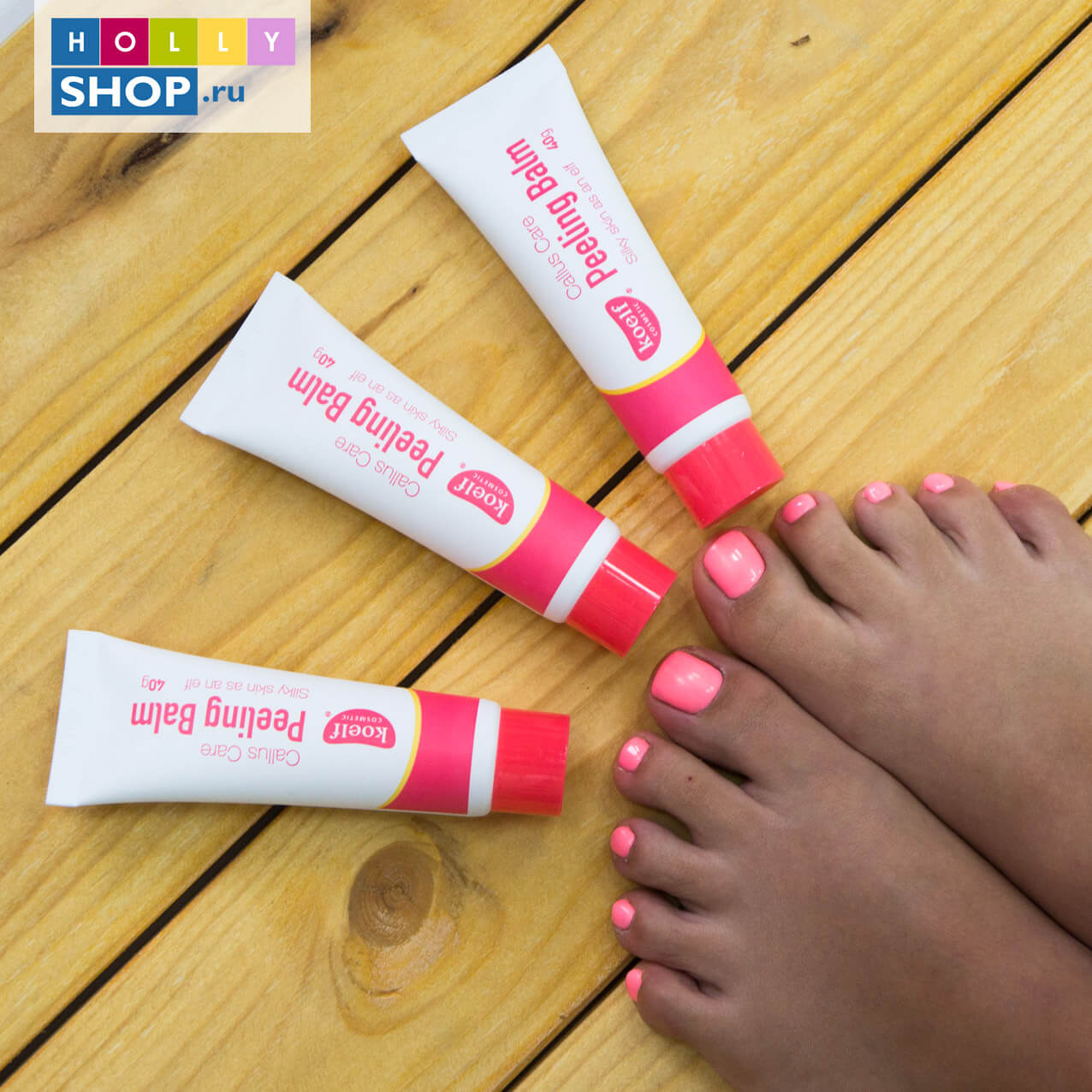Бальзам-пилинг для ног от натоптышей и мозолей Koelf Foot Care Peeling Balm