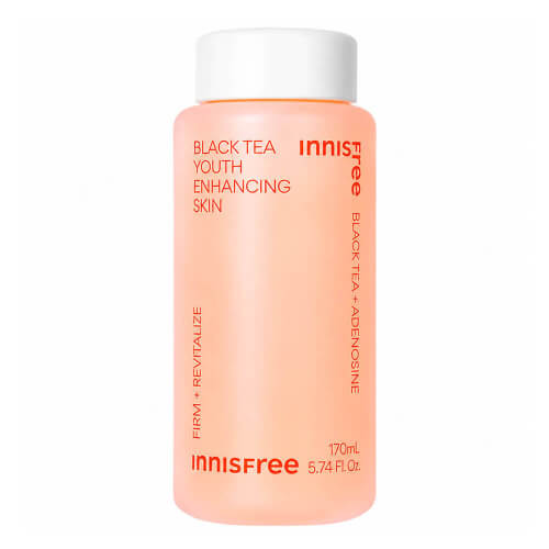 Увлажняющий тонер для упругости кожи с чёрным чаем Innisfree Black Tea Enhancing Skin