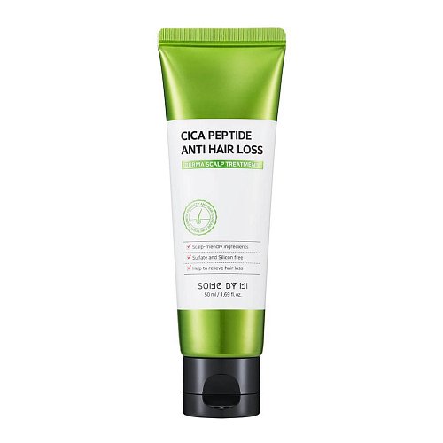 Укрепляющая маска для волос с центеллой и пептидами Some By Mi Cica Peptide Anti Hair Loss Treatment