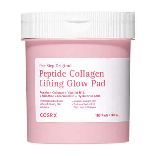 Пэды для сияния кожи с лифтинг-эффектом COSRX One Step Original Peptide Collagen Lifting Glow Pad