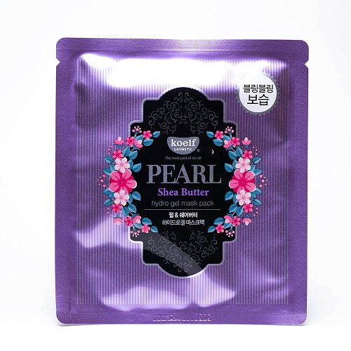 Гидрогелевая маска для лица с маслом ши и жемчужной пудрой Koelf Pearl & Shea Butter Mask