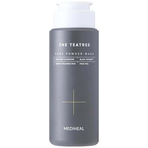 Энзимная пудра с кислотами и древесным углём Mediheal The Teatree Pore Powder Wash