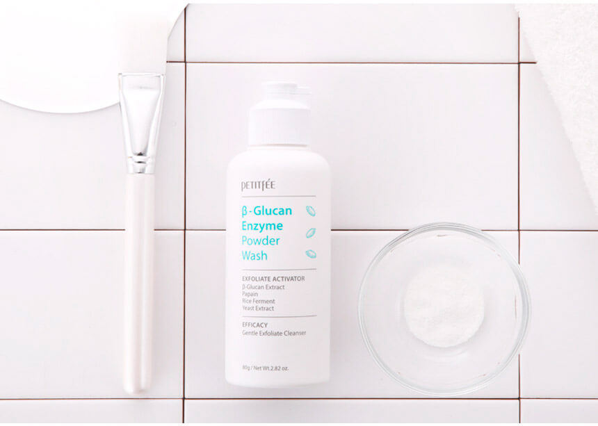 Энзимная пудра для умывания с бета-глюканом Petitfee B-Glucan Enzyme Powder Wash